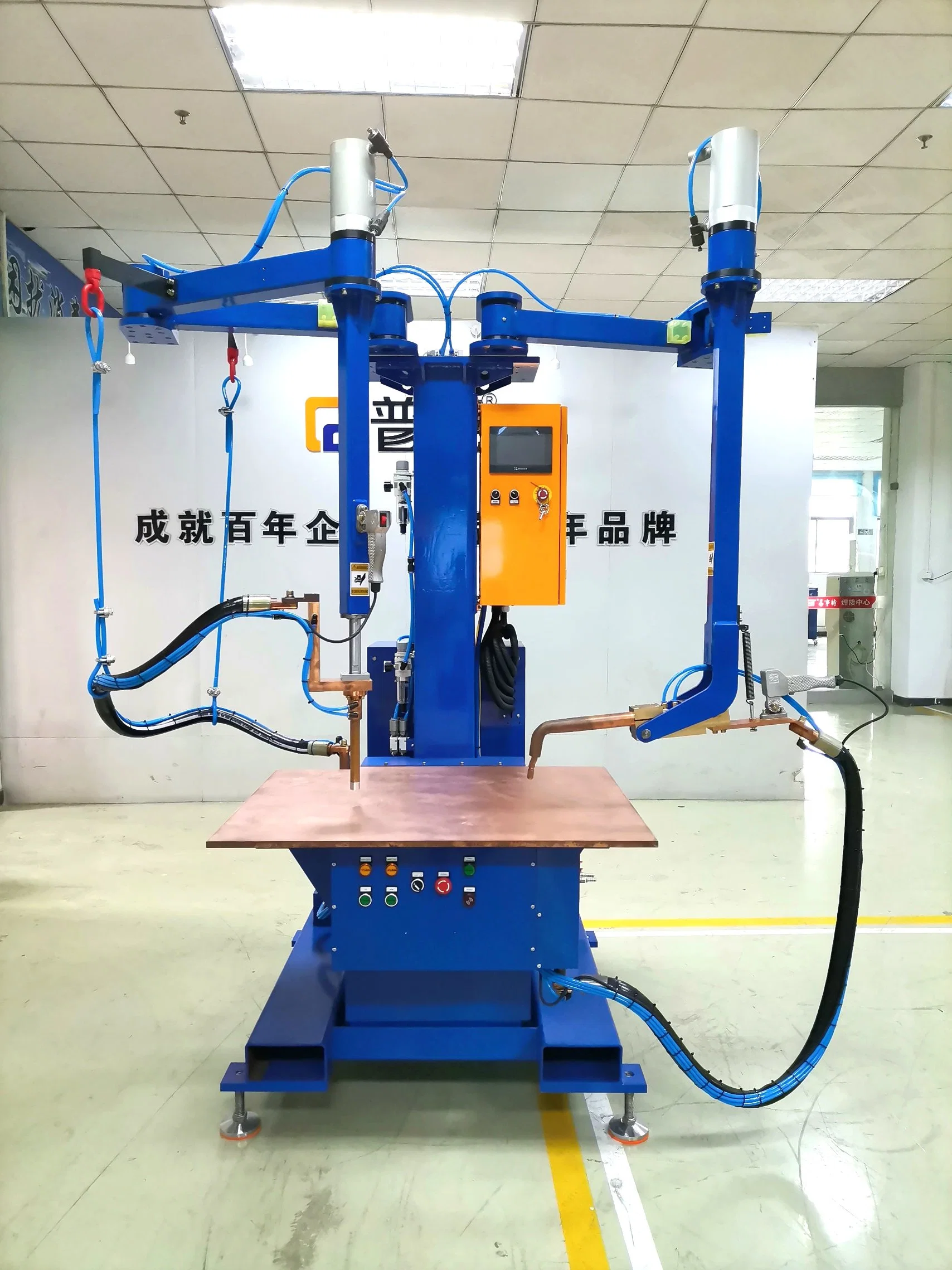 Plateforme Type Soudeuse à point à onduleur moyenne fréquence / Machine de soudage par points à fréquence intermédiaire à axes X et Y multipoints personnalisée pour tôle Prix d'usine