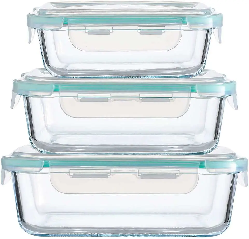 Oven Safe Microwave Food Container Heated Lunch Box Storage Container Set Kitchenware Sets