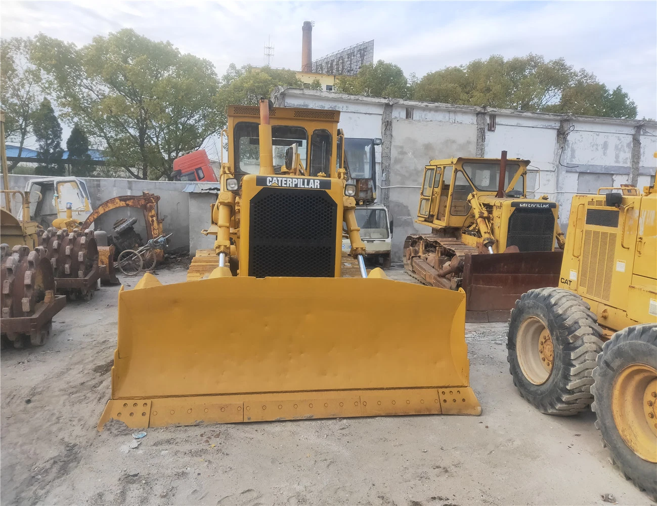 Tractor Caterpillar D7g Bulldozer Cat D8K de orugas fabricado en Japón