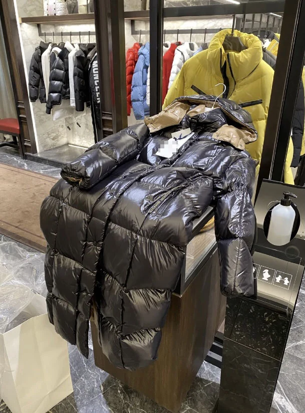 Marque de commerce de gros Zonxan Designer d'épaisseur Down Jacket vers le bas de canard blanc extra-long occasionnel Mesdames manteau chaud Veste enduire les femmes" S Vêtements. L'hiver chaud Ultra-léger