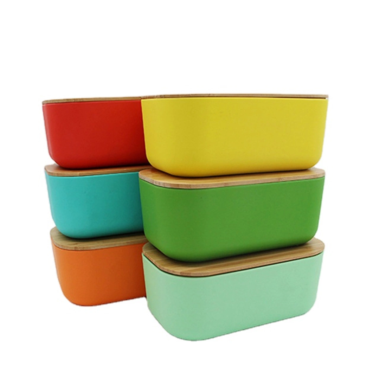 PLA Food Grade Simple Multifunctional Storage Can Microwave Safe Lunch Box Students Office Workers Preservation Lunch Box