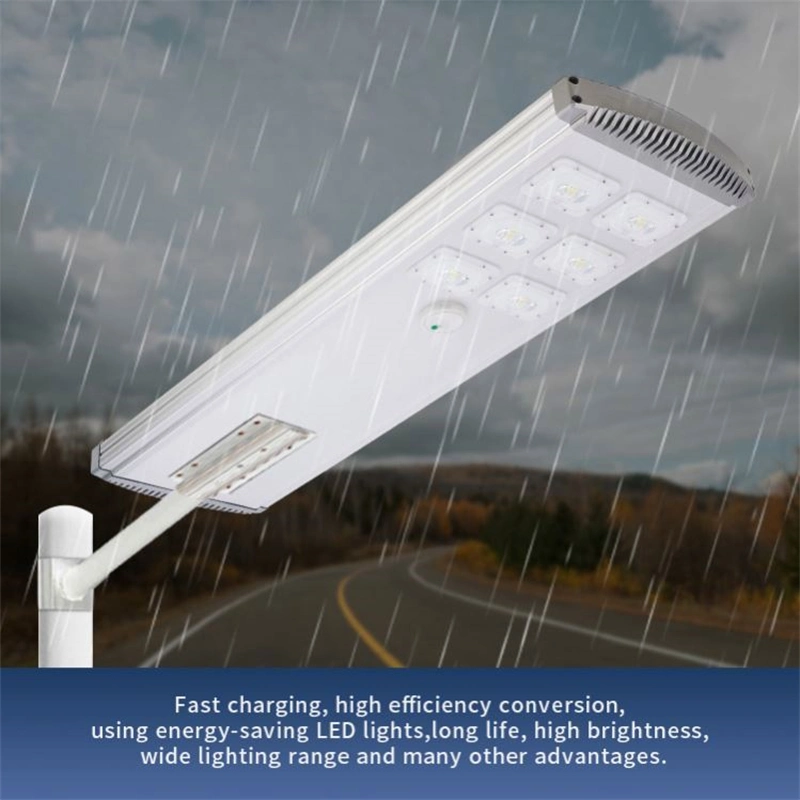 Charging Pathway LED Street Lamp 400W Integrated Solar Street Light New Style and Upgrade Battery Capacity Solar Power Street Light Solar LED