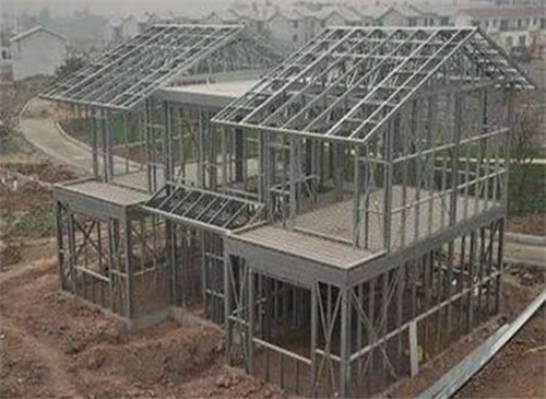 Customized Steel Frame Structure Single-Family, Conjoined Villas