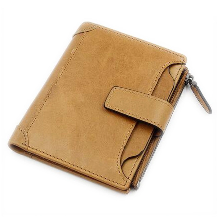 Brown Genuine Leather Wallet Cardholder Driver Licence Holder