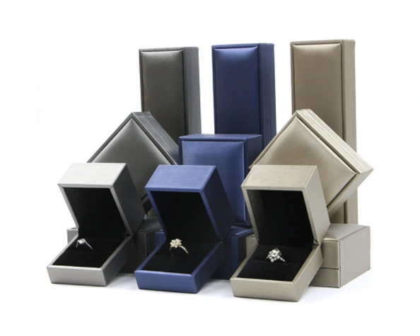 High-Grade PU Leather Jewelry Gift Box Jewelry Box Custom Size Wholesale/Supplier Can Provide OEM Samples