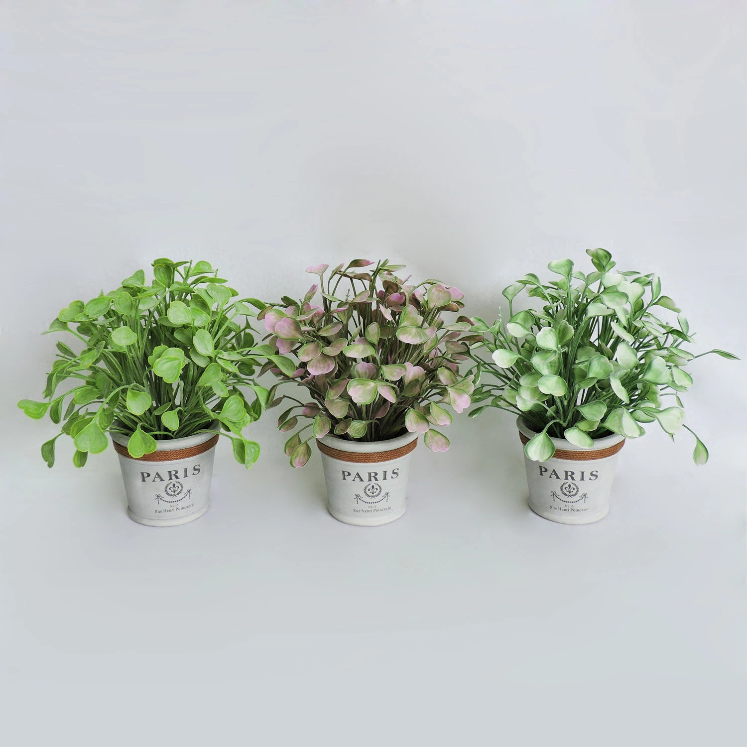 Arfificial Grass Plants in Paper Pot for Home Office Decoration