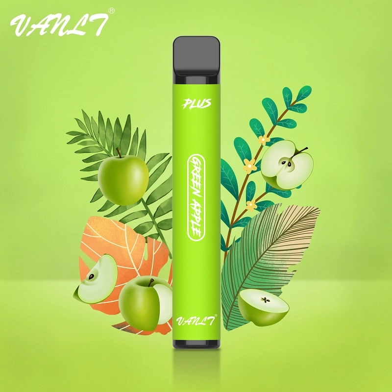 Germany E Cigarette 800 Puff Green Apple Flavoursvanlt Plus Vape Disposable/Chargeable Joy Stick