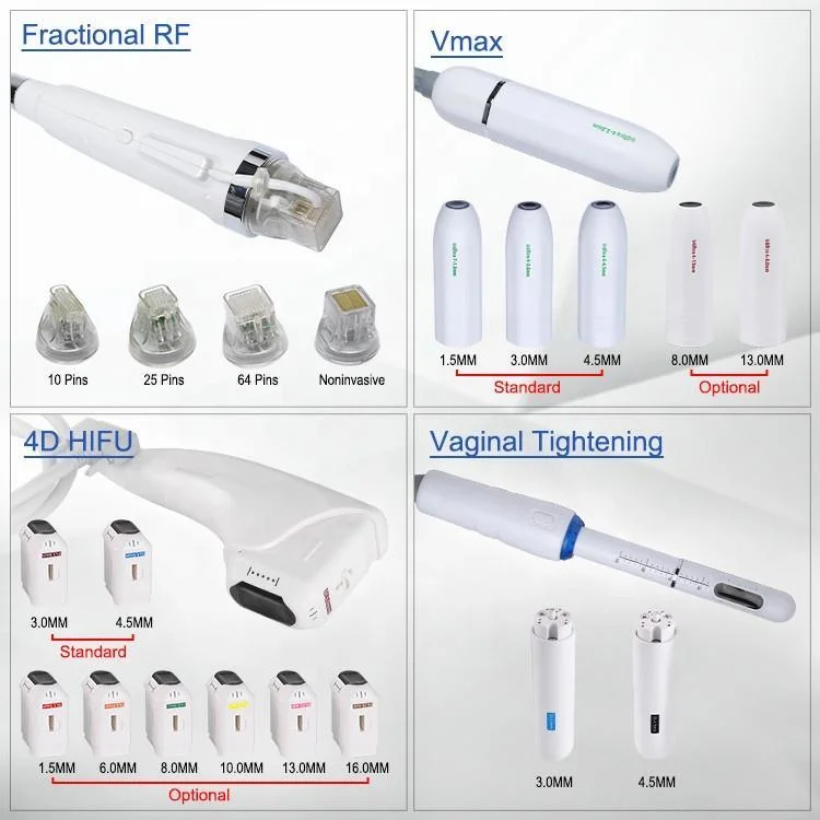 2022 Neueste 7D Hifuv max HIFU 4D HIFU HF-Ultraschall Magische Anti-Aging Augen/Hals/Körper Faltenentfernung Ästhetische Medizin