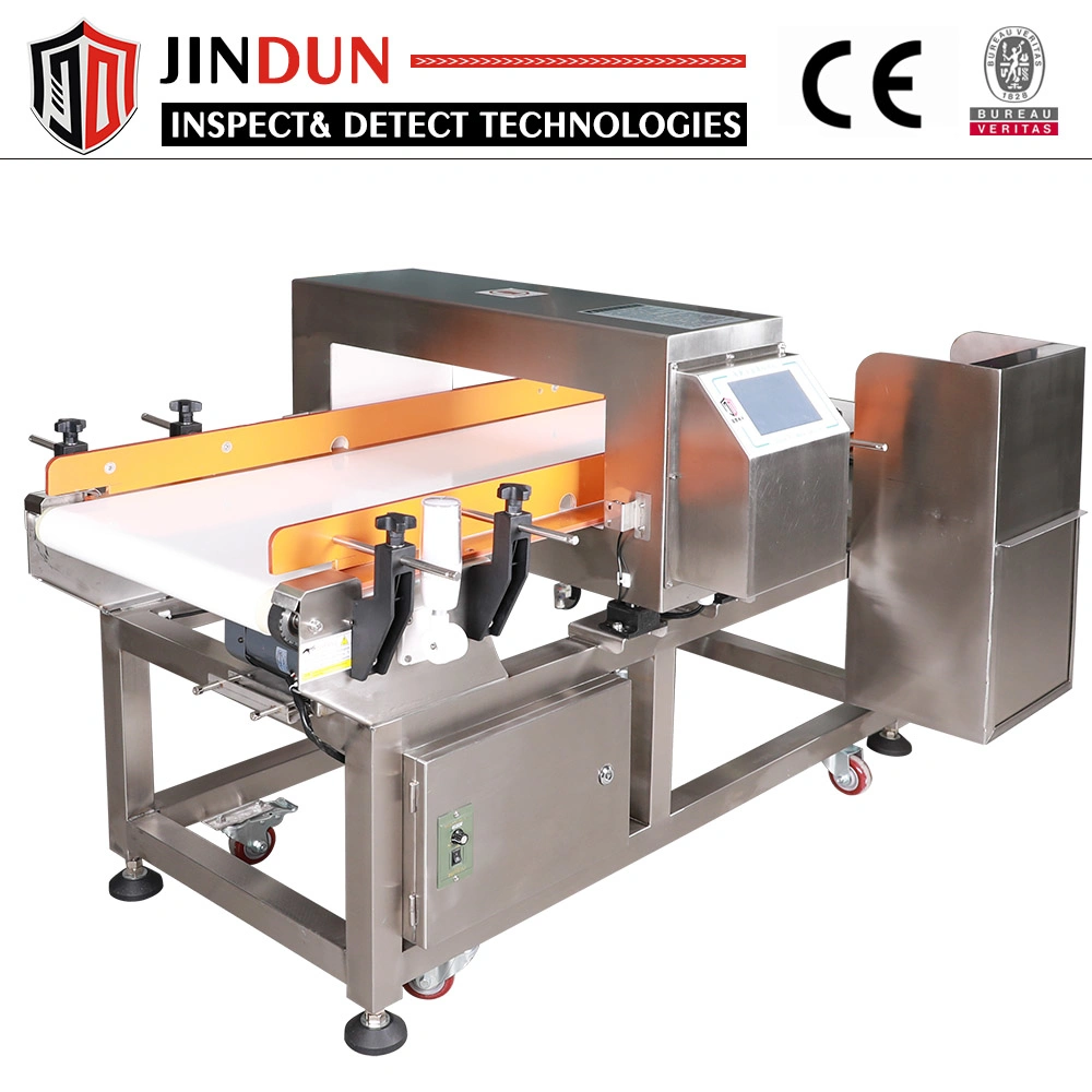 High Performance Industrial Food Metal Detector Machine with Rejector