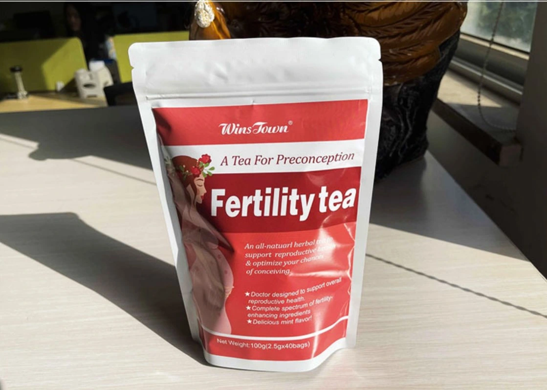 Private Label Free Sample Warm Uterine Cold Dispelling Womb Detox Female Fertility Tea 40sachets