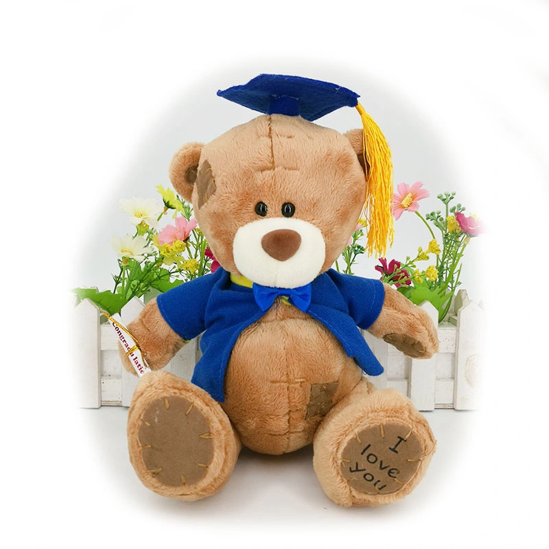 Venda a quente Bonitinha Graduação recheadas Teddy Bear