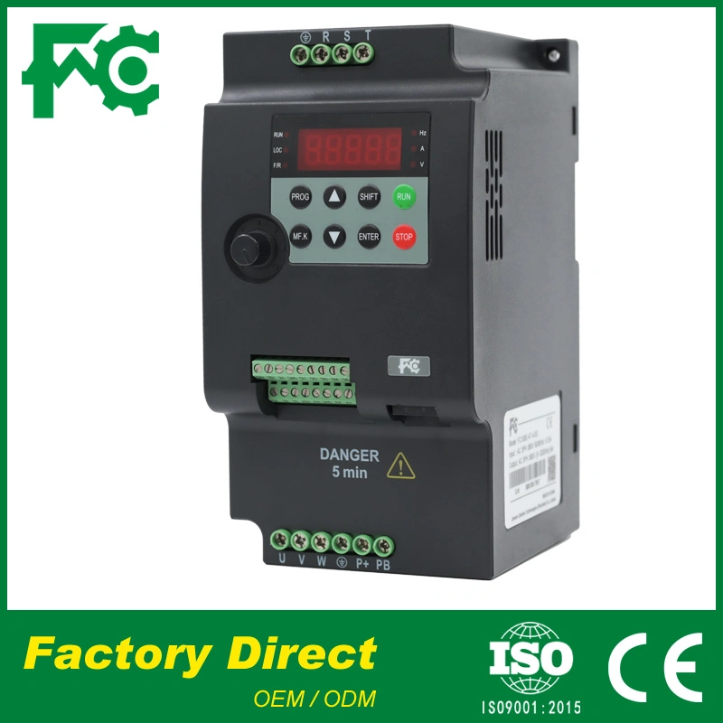 0.4~3.7kw Small Power Frequency Inverter, Frequency Converter, AC Drive