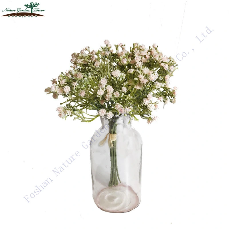 Populares flor artificial para la decoración de bodas Gypsophila Babysbreath plástico