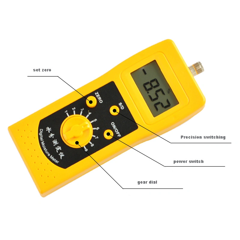 Portable Water Content Tester Soil Grain Probe Moisture Meter