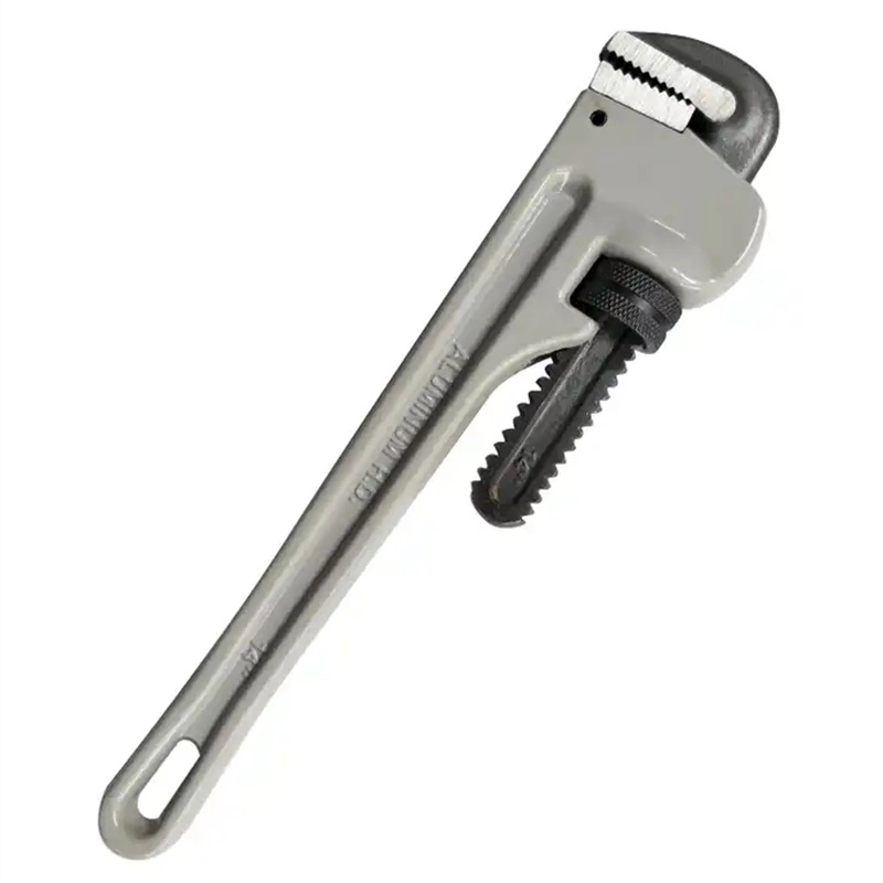 Heavy Duty Straight Swedish Qingdao Type Pipe Wrench Adjustable Wrench Hand Tool