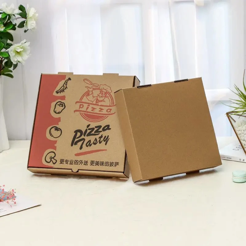 2023 Hot Selling Cheap personalizado reciclável caixa de pizza Carton Para embalagem