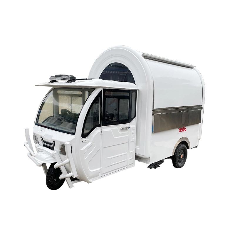 Outdoor 3 Wheels Coffee Ice Cream Food Car Electric Truck Tricycle Mobile Food Cart for Sale