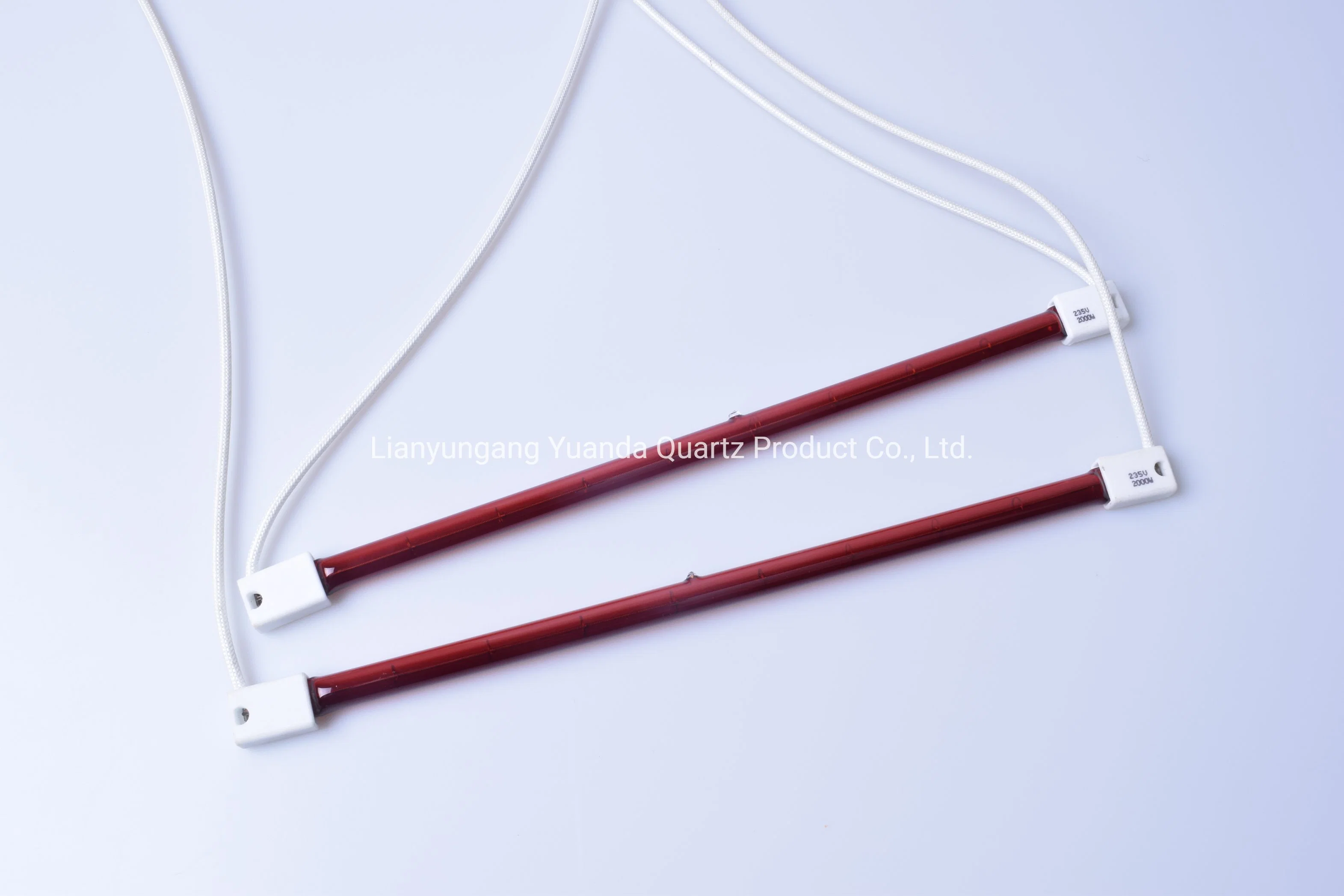 2000W Ruby Sk15 Halogen Infrared Heating Element Lamp