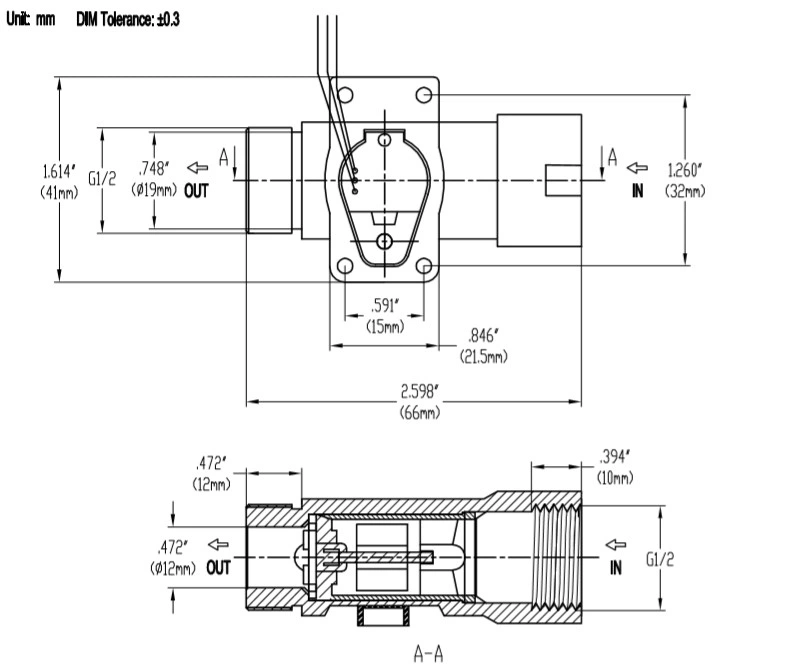 Simple Working Principle Flow Sensors for Water Circulation Control of Other Water Systems