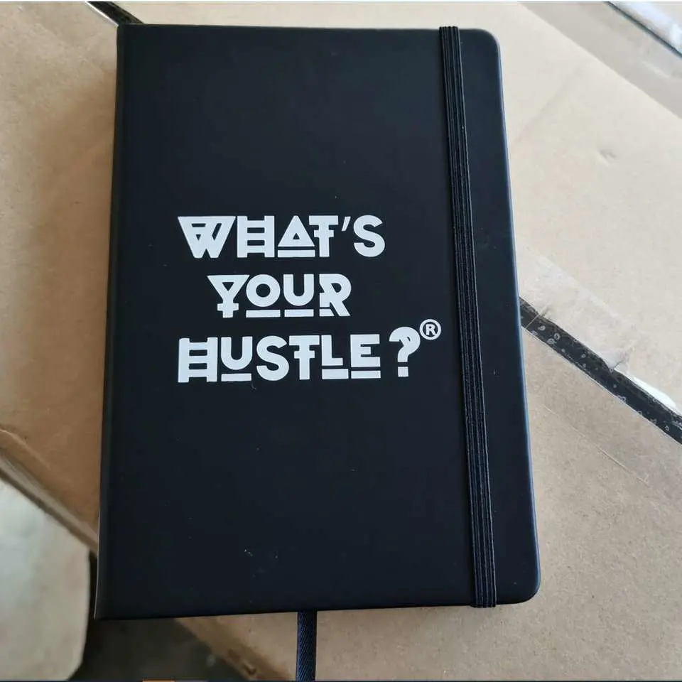 Hard Cover Notebook Logo Customized PU Leather Planner Journal Note Book