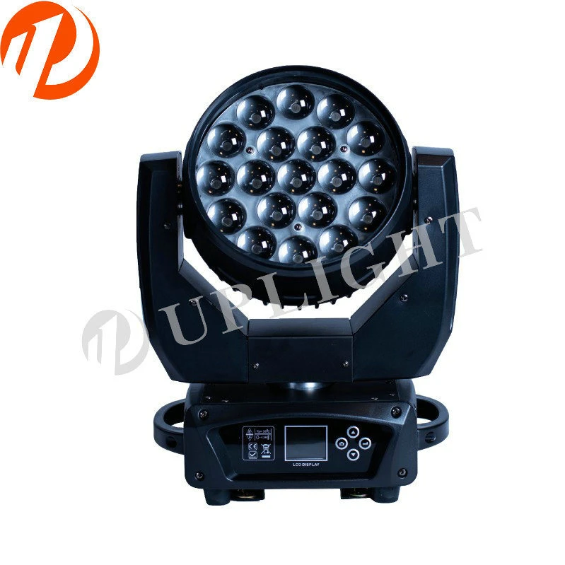 مصباح LED 19 pcsx10W مصباح الرأس المتحرك ذو الضوء المتحرك مع نظام تحذير النقاط الخفية (BSW)