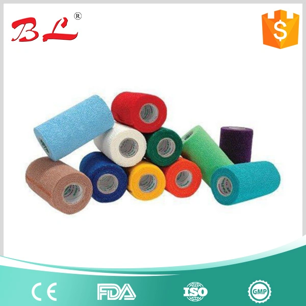 Self-Adhesive Cohesive Wrap Bandage Tape Elastic Non-Woven Bandage