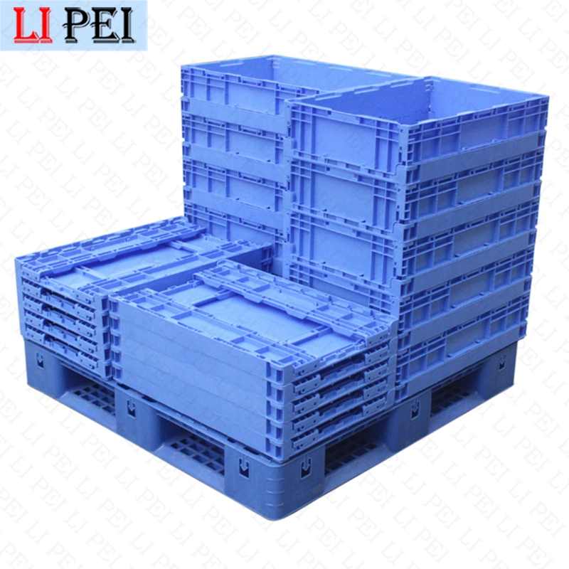 Manufacturers Sell New Products Directly Large Car Folding PP Plastic Shipping Storage Logistics Turnover Tool Boxes White