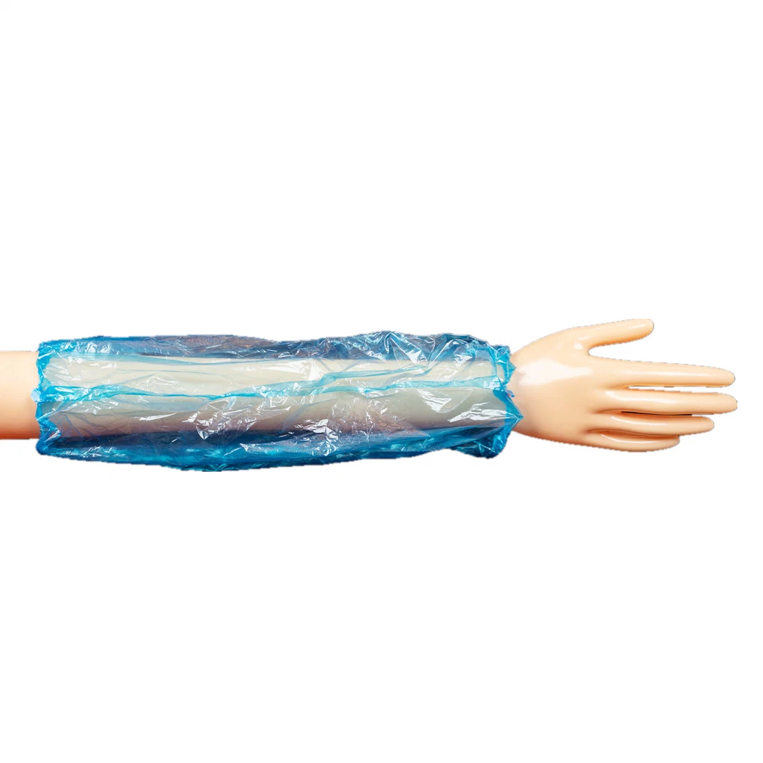 Disposable PE Oversleeves/No-Reuse Plastic Coloreful Oil-Proof Arm Sleeves