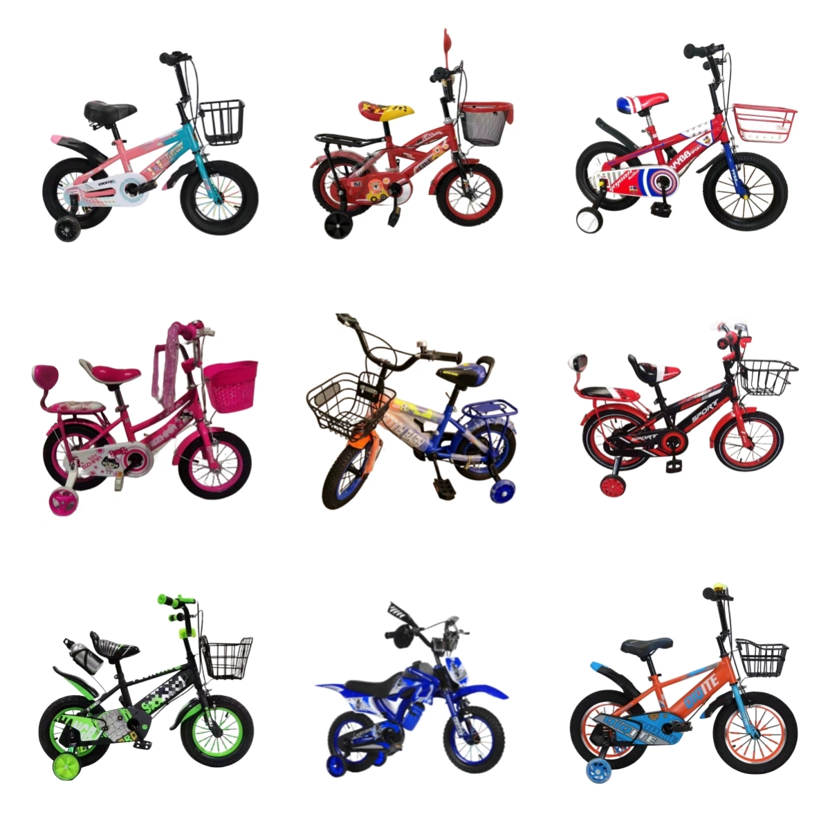 Al por mayor Cheap Children's Toy Bicycles edades 3-10, 12 '-18' pulgadas