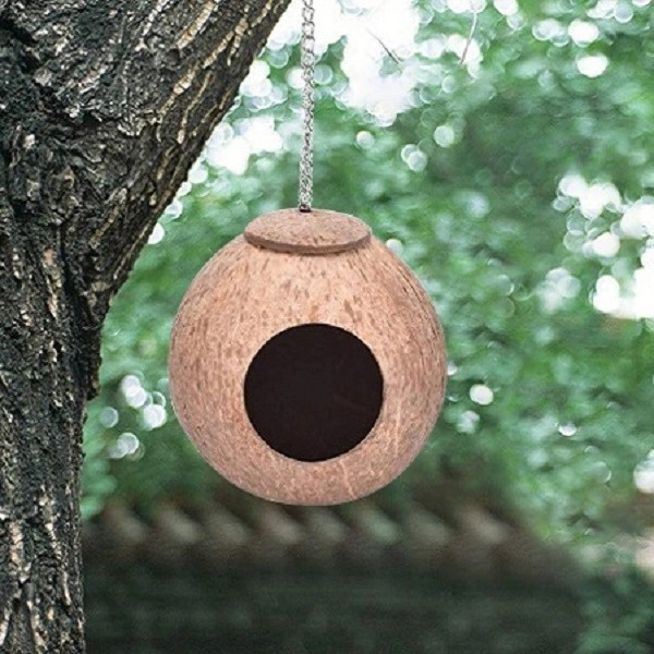 Décoration de l'extérieur Jardin de l'habitat des oiseaux de la pendaison d'oiseaux en bois de bricolage Chambre Birdhouse