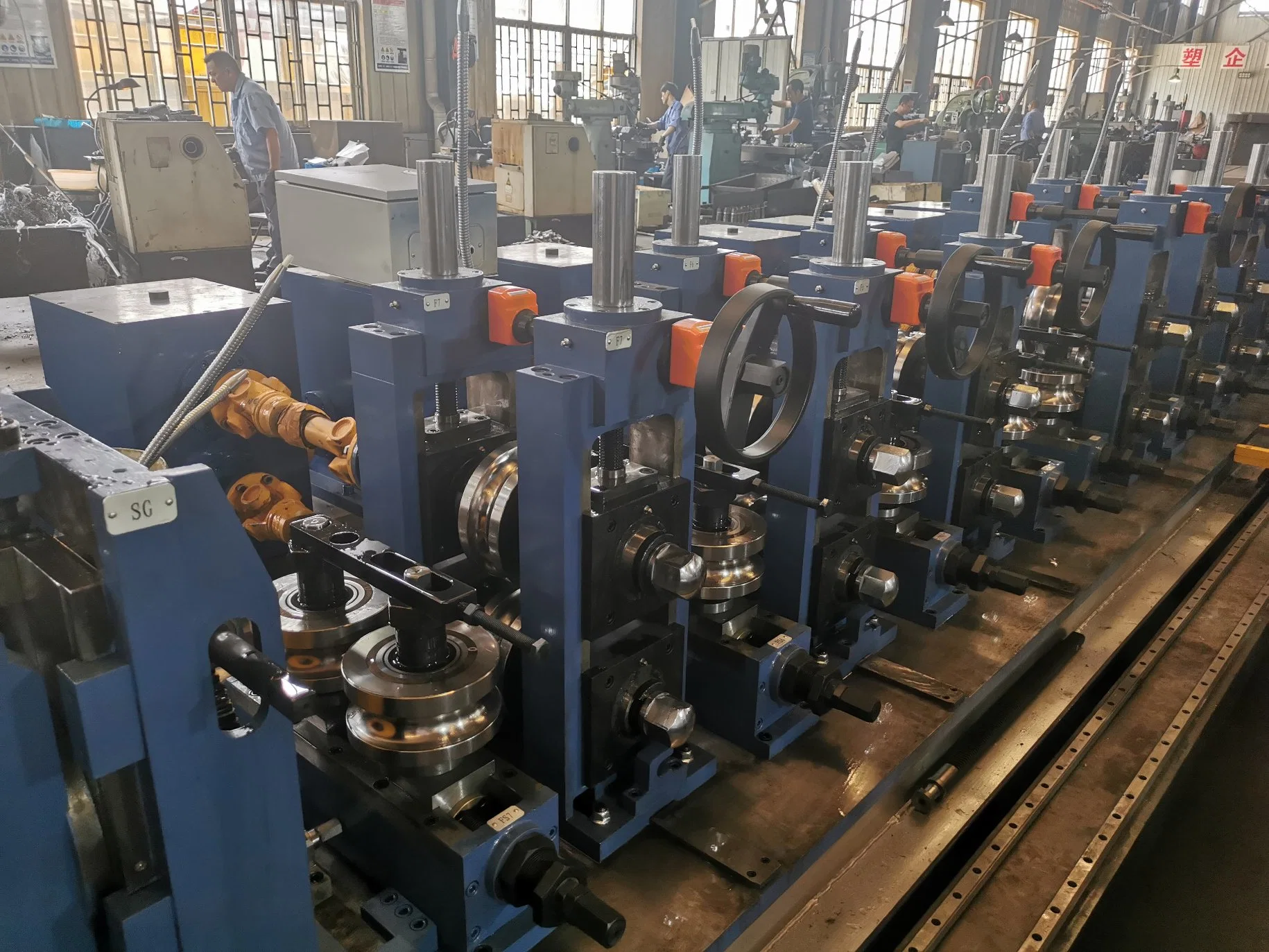 Pipe Production Line BS Standard, Roll Forming Line Large Size
