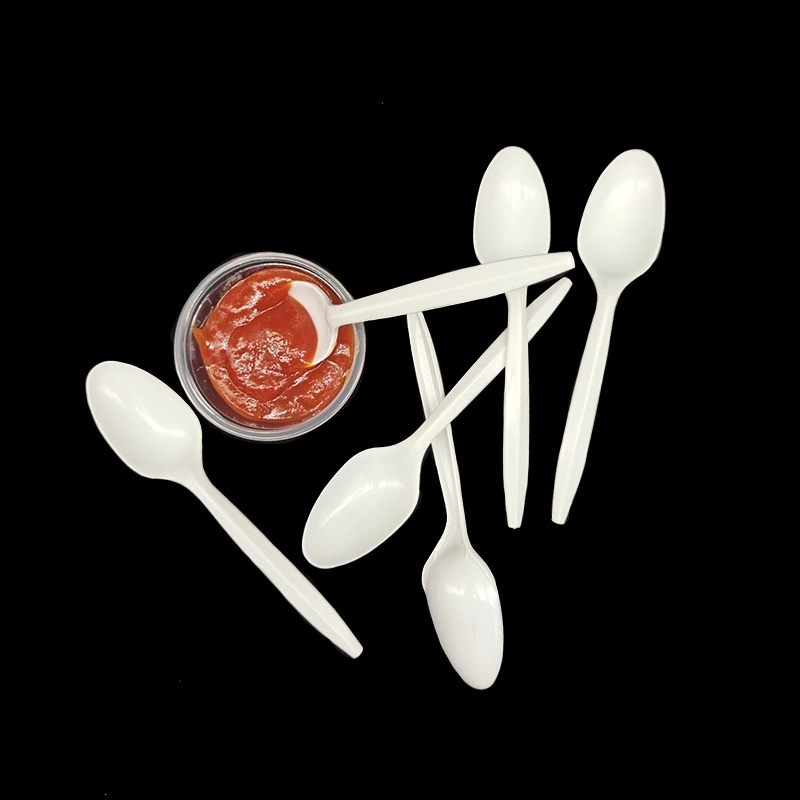 Disposable Light Weight Plastic PP Cutlery 1.9g 140mm Tea Spoon