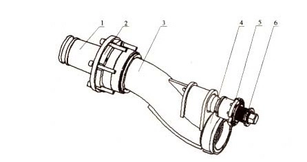 DN180 estándar válvula S/S el tubo de transferencia/tubo para Zoomlion sobre camión bomba de hormigón (cemento)