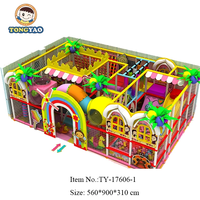 China Supplier Custom Soft Play Ball Pit Slide with Trampoline Indoor Playground