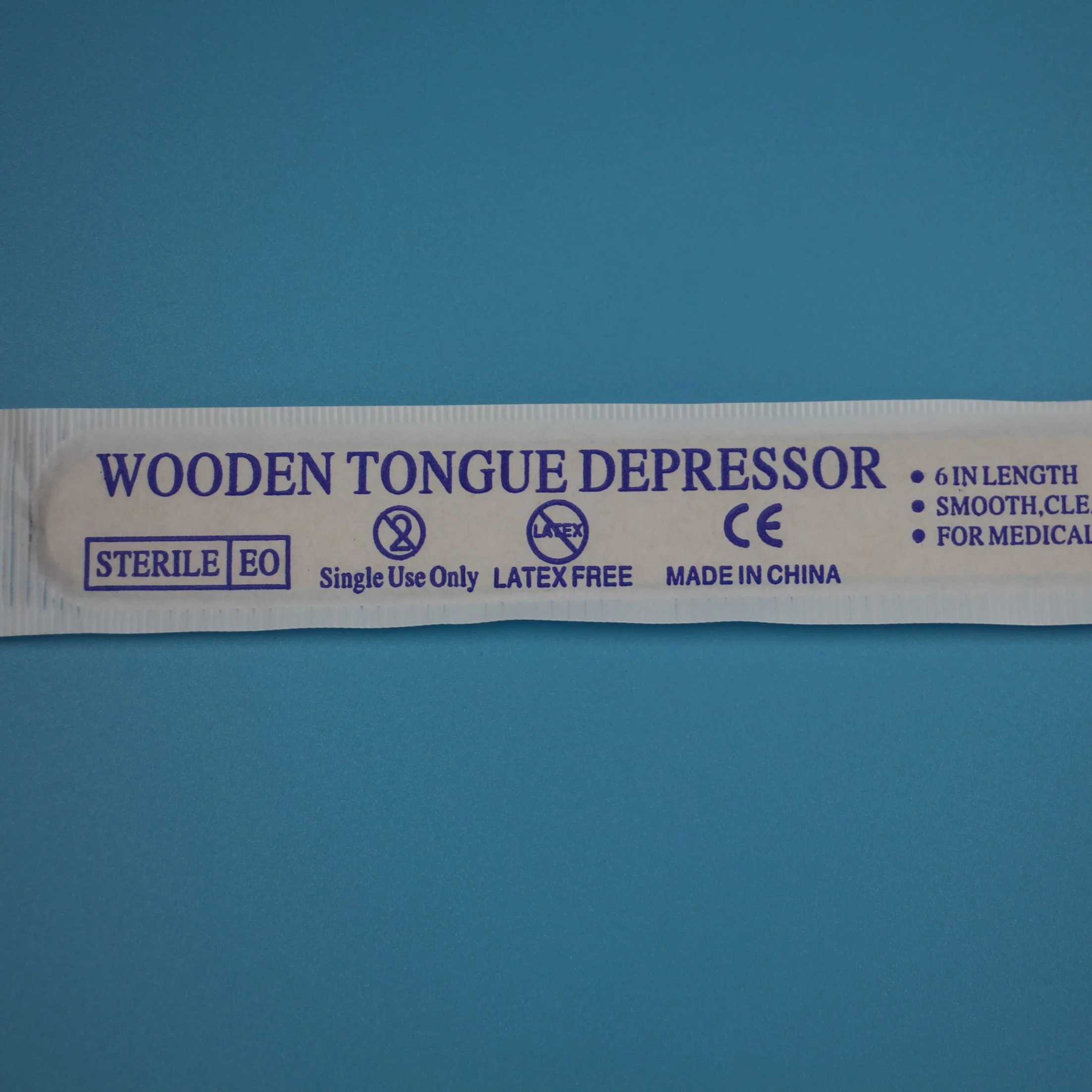 Hot Sale Stocked Sterile Disposable Tongue Depressor Wood