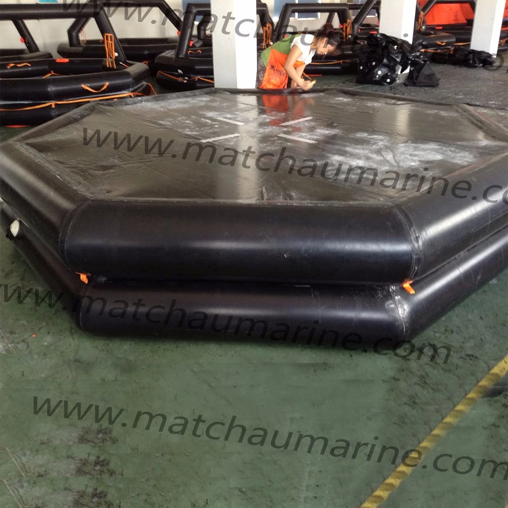 High quality/High cost performance  Marine Lifesaving Throw-Overboard Inflatable Life Raft