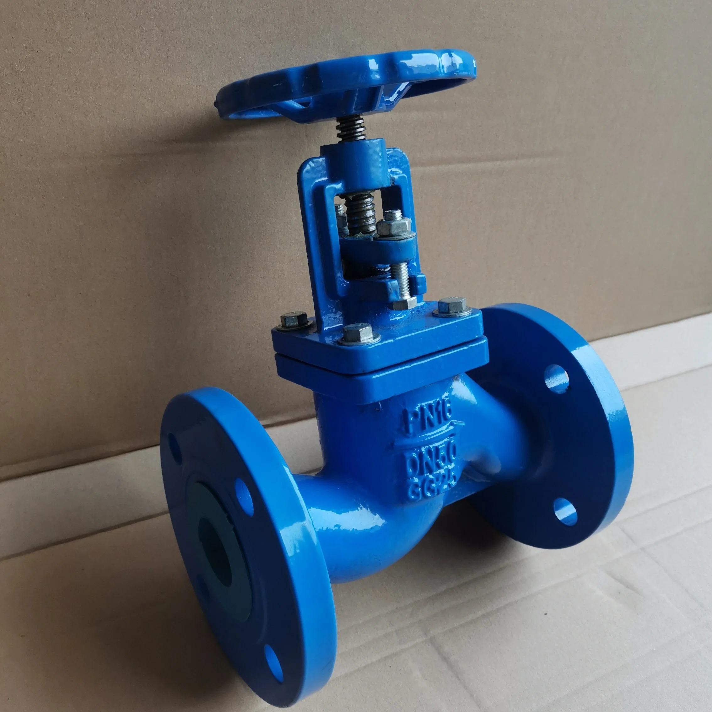 Pn10 Inch Globe Control Valve Price Water Oil and Gas Processing in All Indusstrials Cast Iron Bellows Globe Valve