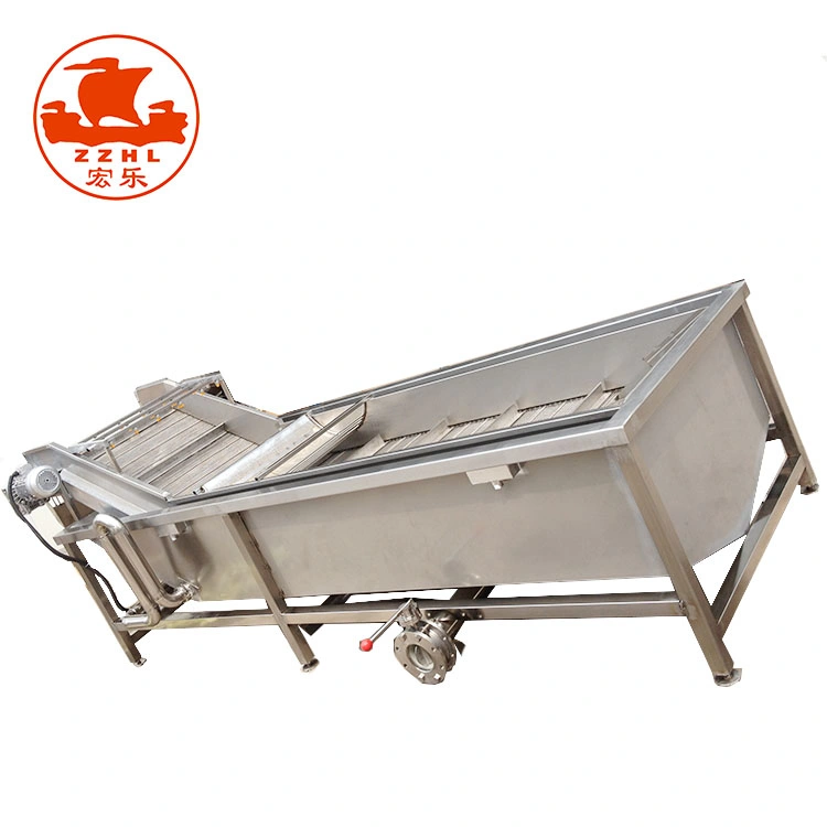 Vegetable and Fruit Potato Sweet Potato Picking Hair Roller Bubble Washing Drying Cutting Machine Production Line