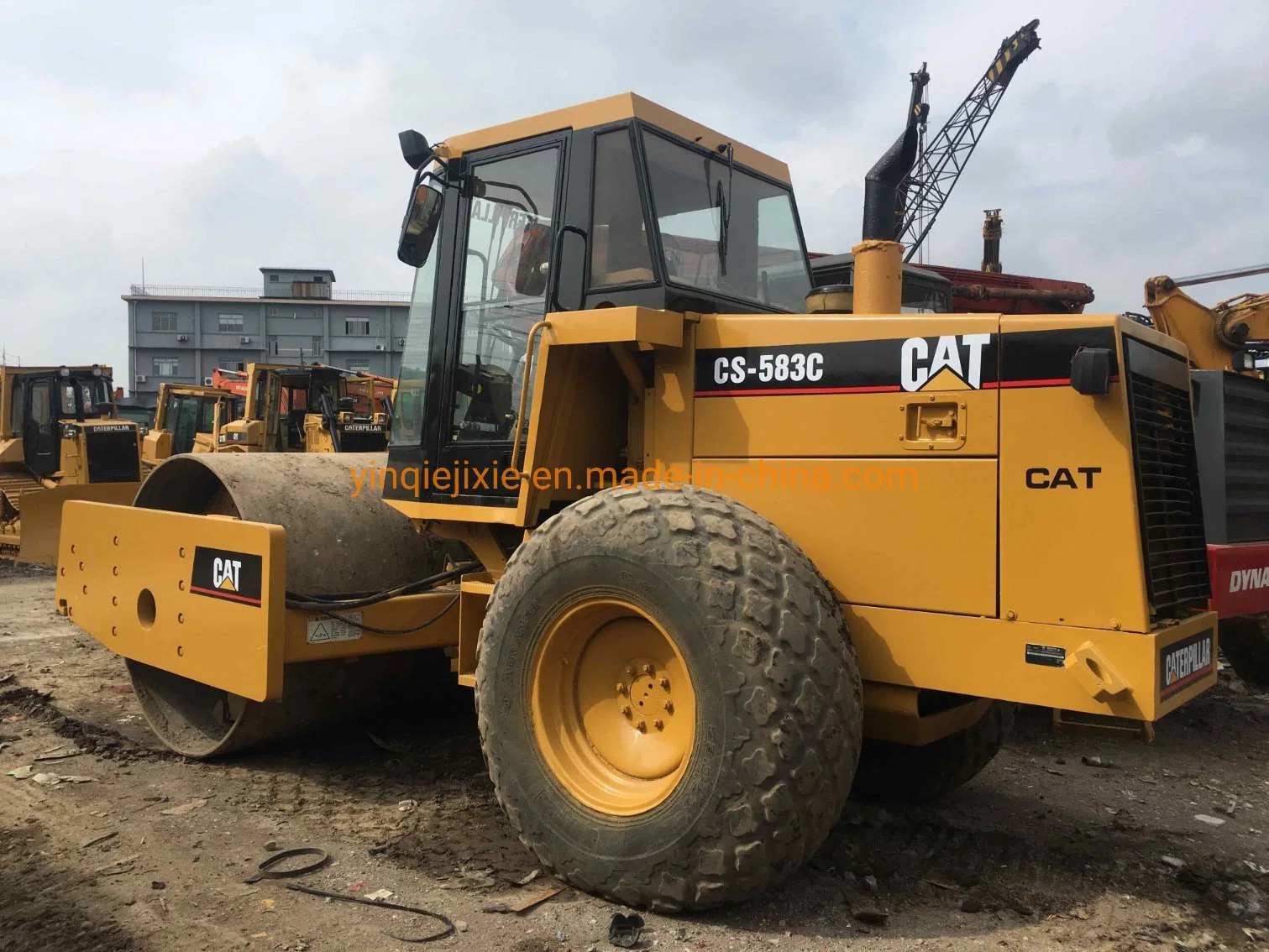 Utilizado Cat CS-533 Carretera vibratorio de segunda mano/RODILLO rodillo tambor solo Caterpillar CS533 para la venta