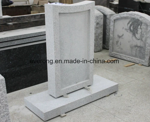 Cheap Simple Style Chinese Grey Granite Headstone for Graves