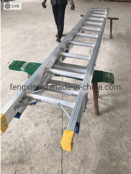 La extensión de aluminio escaleras para camión de bomberos