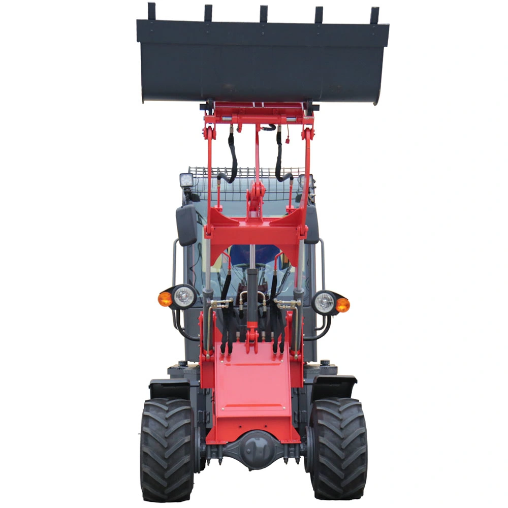 Buy 1 0.8 Ton China New Brand Electric Zl908 800kg Mini Small Compact Cheap Zl08f Articulated Front Wheel Loader Machine with Attachment CE Price List for Sale