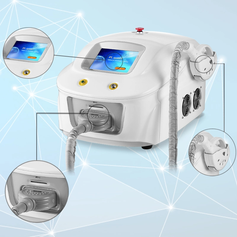 Apolomed económica IPL RF Nd YAG Máquina de Depilación Láser Rejuvenecimiento Facial