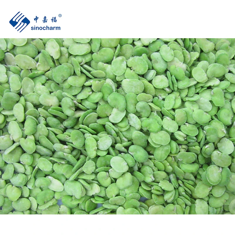 Frozen Fresh Vegetables Bulk Double Peeled Frozen Green Broad Beans From Sinocharm