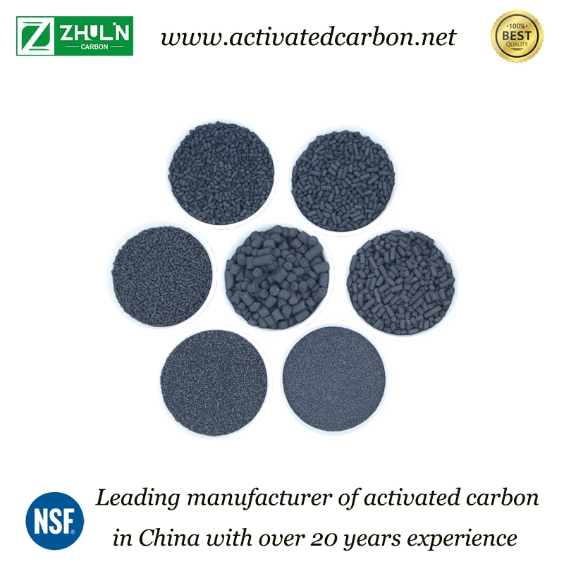 Popular Products High Iodine Value 950mg. G 4mm Pellet Activated Carbon for Air Purification