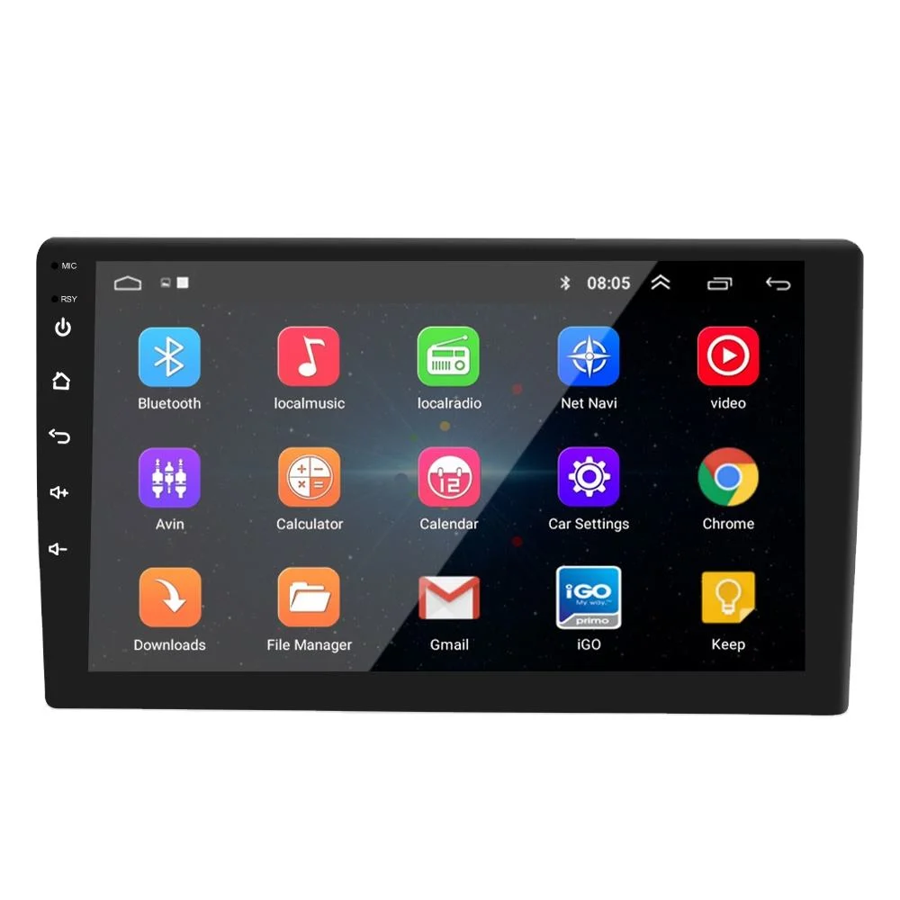 Vidéo de voiture Android 10 de 10.1 pouces pour Mitsubishi Outlander 3 2012-2018 radio de voiture moniteur audio 2DIN RDS AM FM WiFi BT