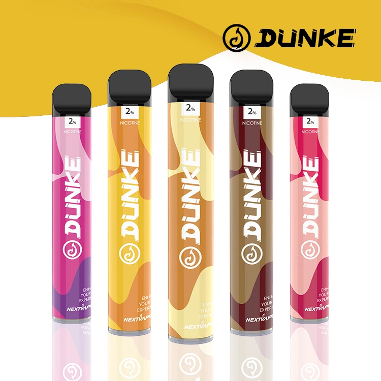 2022 Dunke Wholesale/Supplier I 2000 Puffs Pod Vaporizer Bar 6ml E Liquid Mesh Coil Electronic Cigarette Fast Delivery Disposable/Chargeable E Cig Vape Pen Device Vaper Desechable