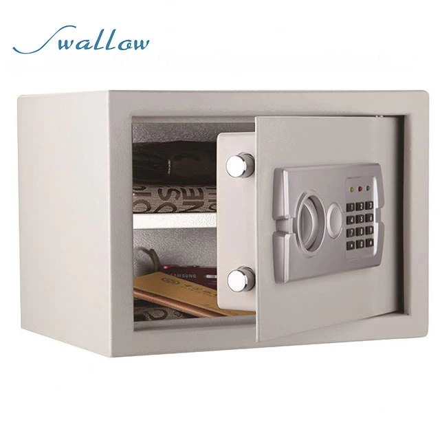 Swallow Key Operated Locker Safe Deposit Box Security Money Cash Safety Box with Key for Hotel Home Office