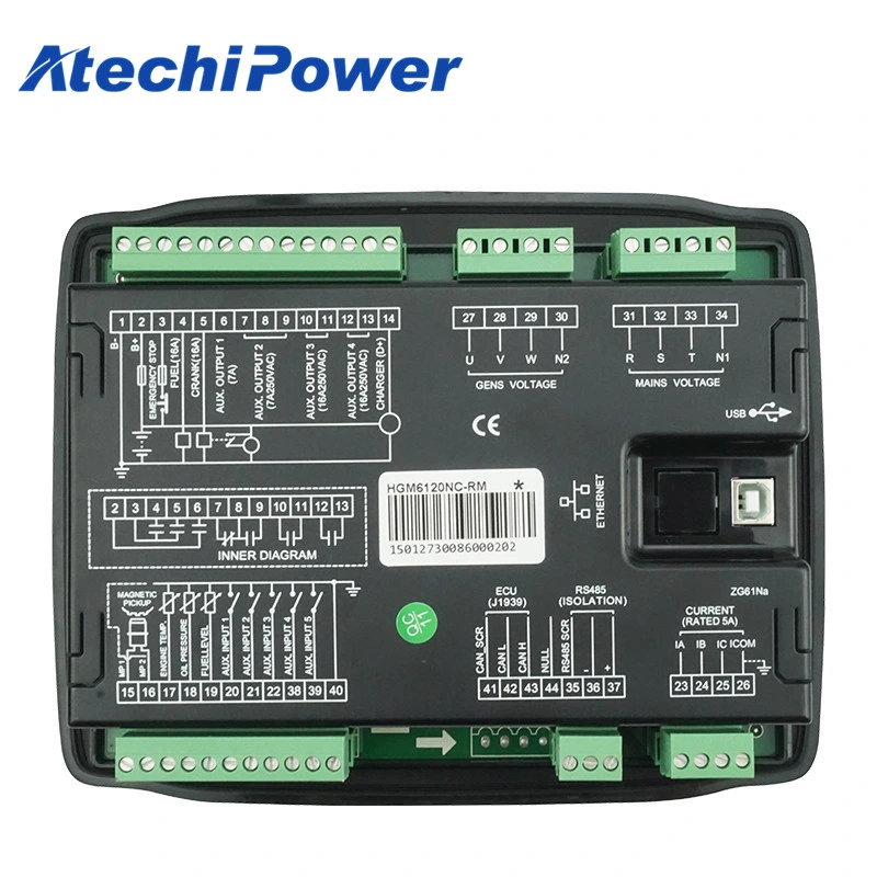 Smartgen Engine Generator Controller Module Hgm6120n ATS Control Hgm6120nc Genset Controller