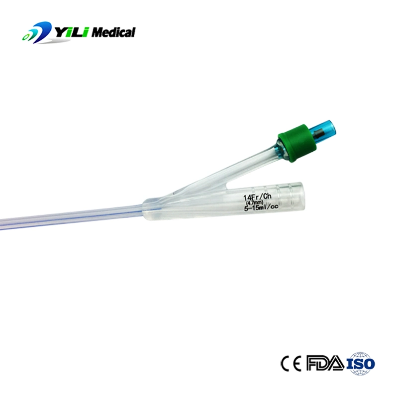 Top Quality Medical Disposal 2 Way All Silicone Foley Catheter